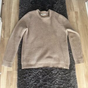 Outerknown Eastbank Crew Wool Blend Sweater Large